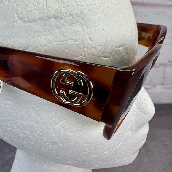 Gucci Sunglasses GG0142SA 002 Women S Havana Gucci Eyewear - Picture 6 of 11